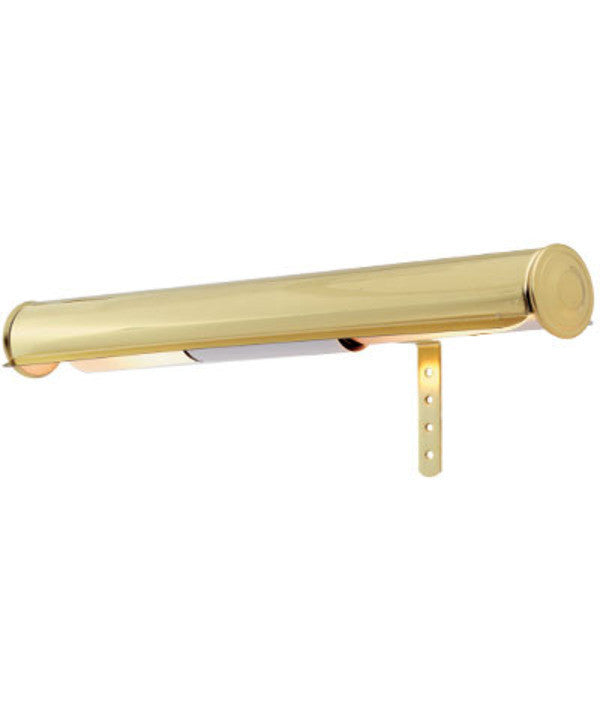 LampsUSA 14" Standard Picture Light Polished Brass, Plugs in above Framed Art