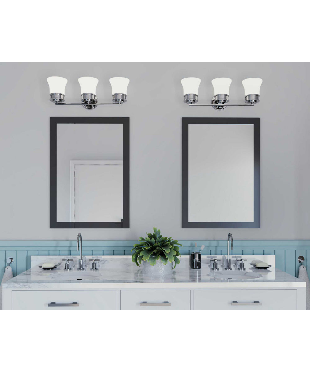 Cascadia 3-Light Bath & Vanity Polished Chrome