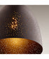 1-light Pendant Textured Black