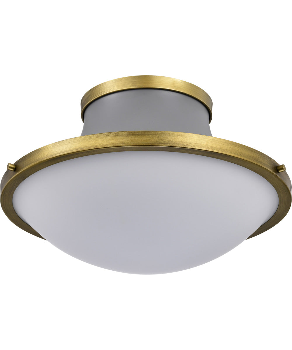 Lafayette 3-Light Close-to-Ceiling Matte Gray