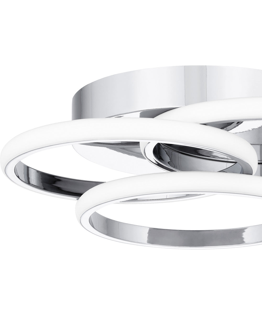 Moonan Medium Flush Mount Polished Chrome