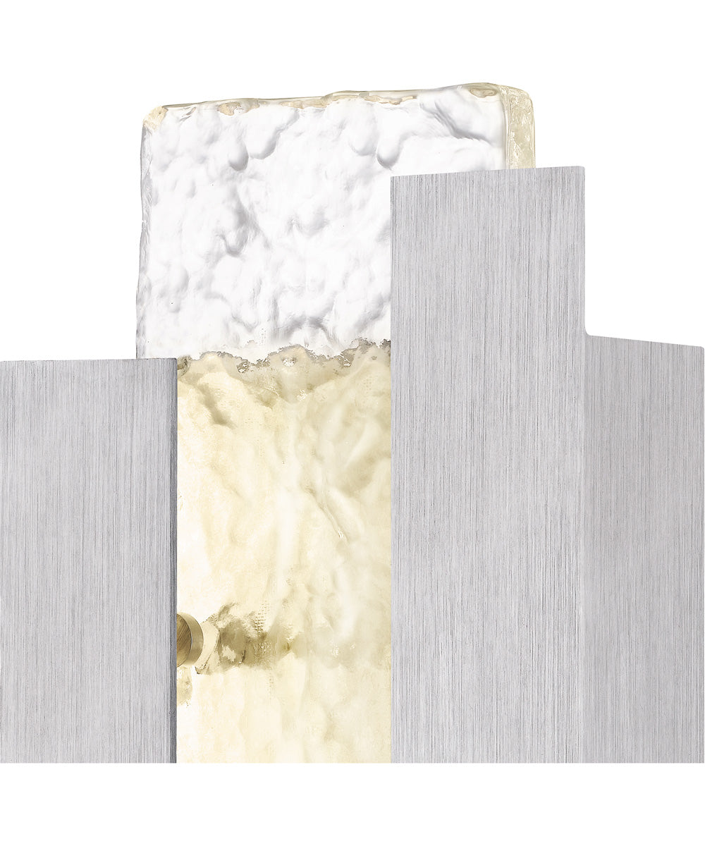 Miranda Medium Outdoor Wall Light Brushed Aluminum