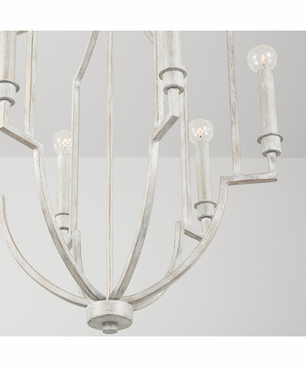 Demi 6-Light Foyer Winter White