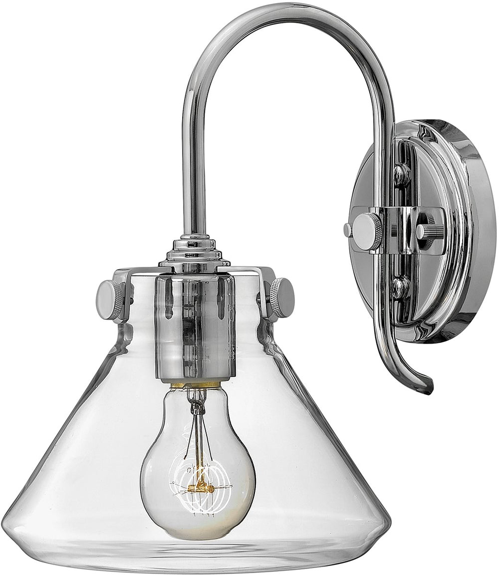 8"W Congress 1-Light Sconce Chrome