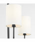 Harmony 3-light Chandelier Matte Black