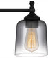 Jenson Large 3-light Bath Light Matte Black