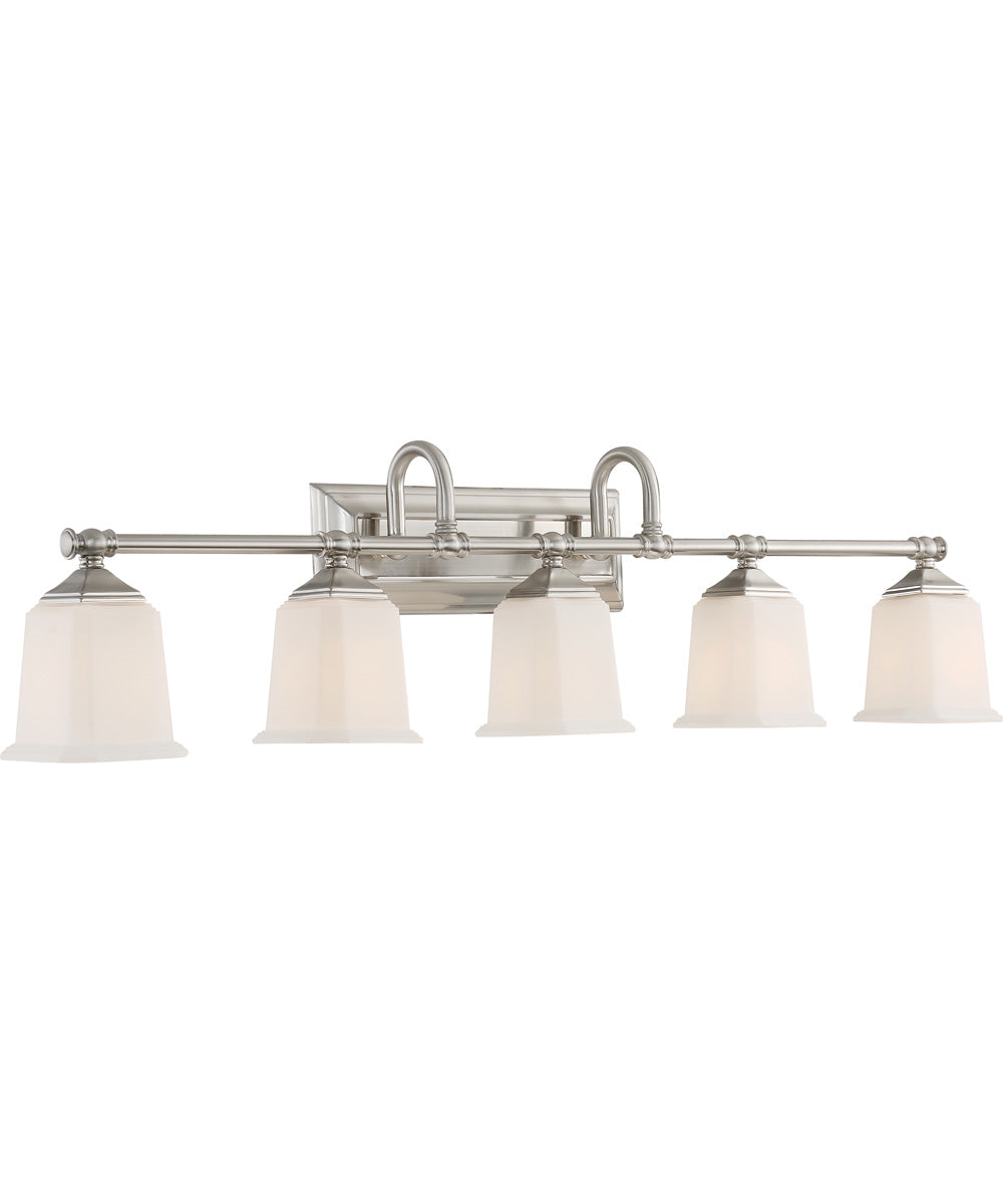 Nicholas 5-light Bath Light Brushed Nickel