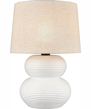 Phillipa 25'' High 1-Light Outdoor Table Lamp - Matte White
