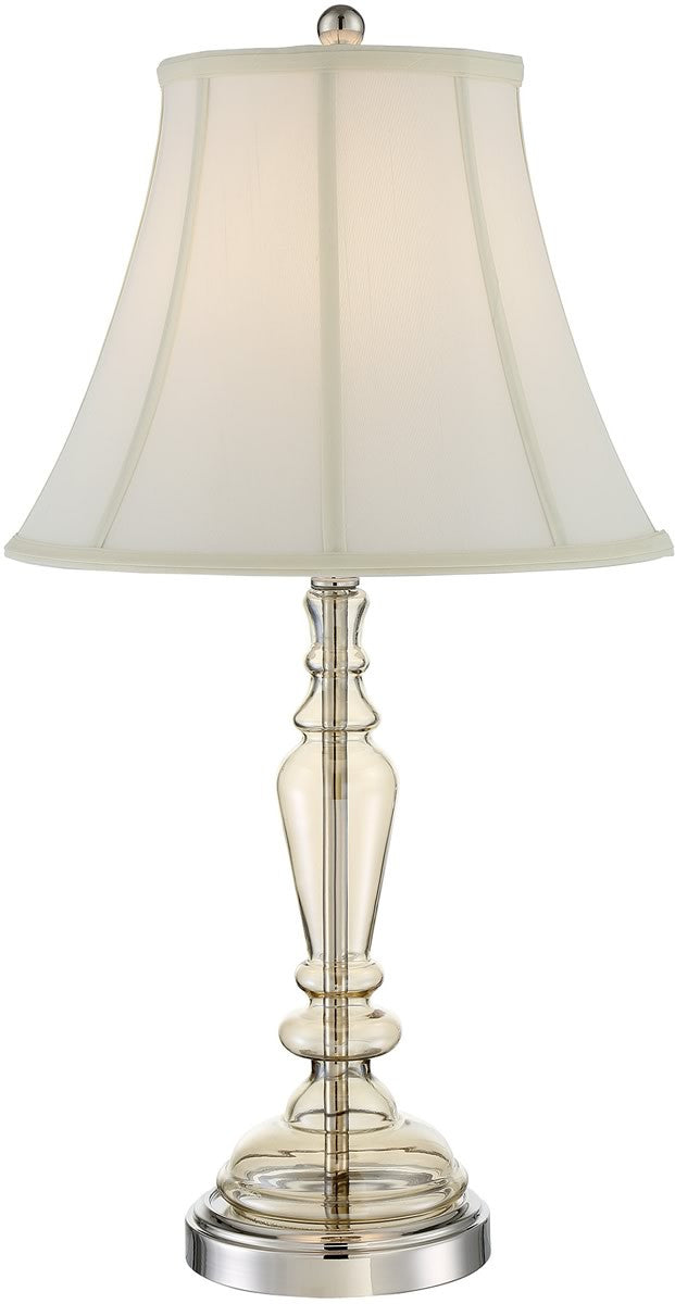 29"H Avaline 1-light Table Lamp Polished Steel