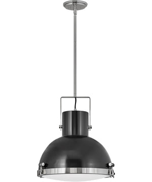 Nautique 1-Light Large Pendant in Polished Nickel