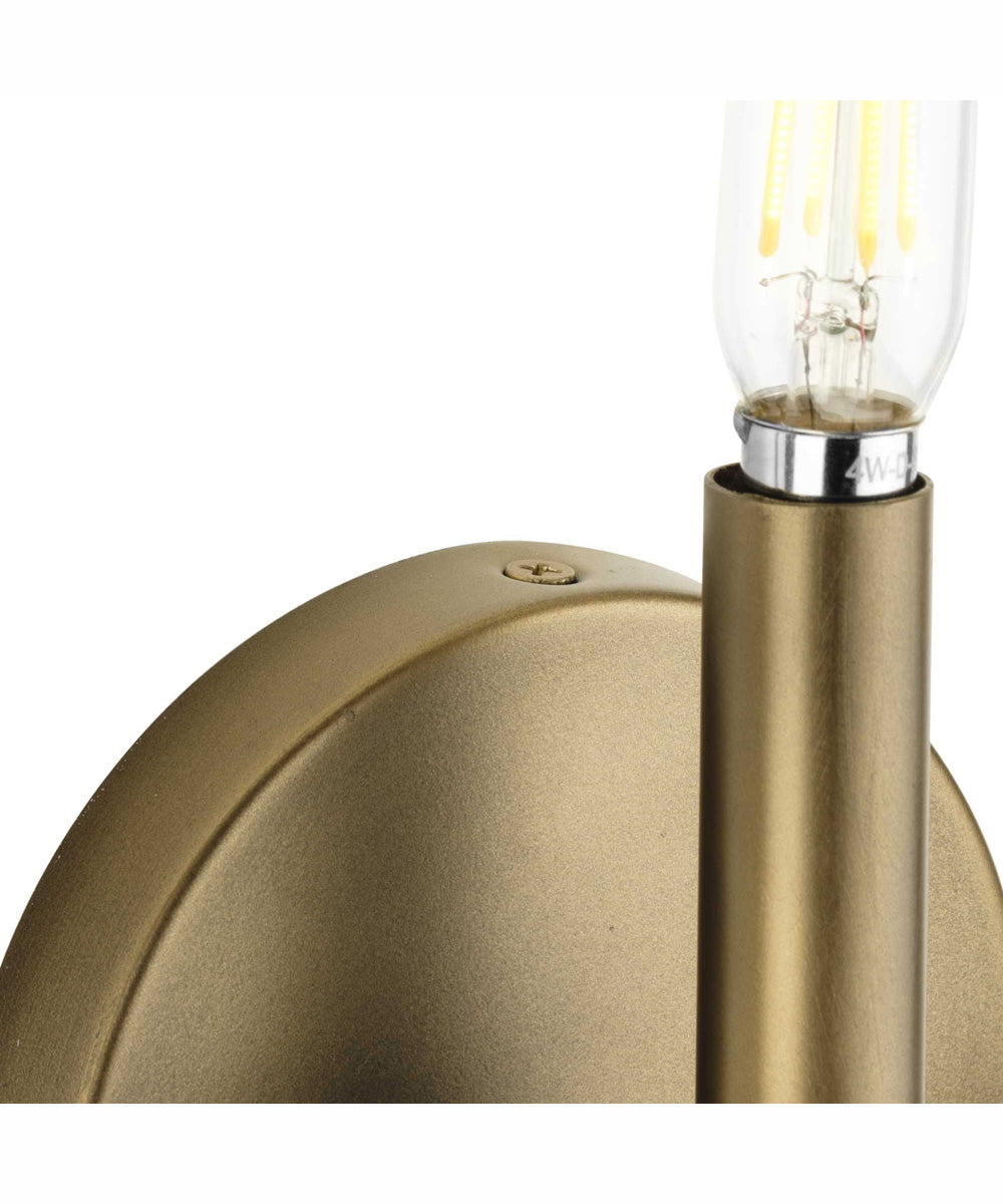 Breckenridge 1-Light Rustic Farmhouse Wall Bracket with Aged Bronze