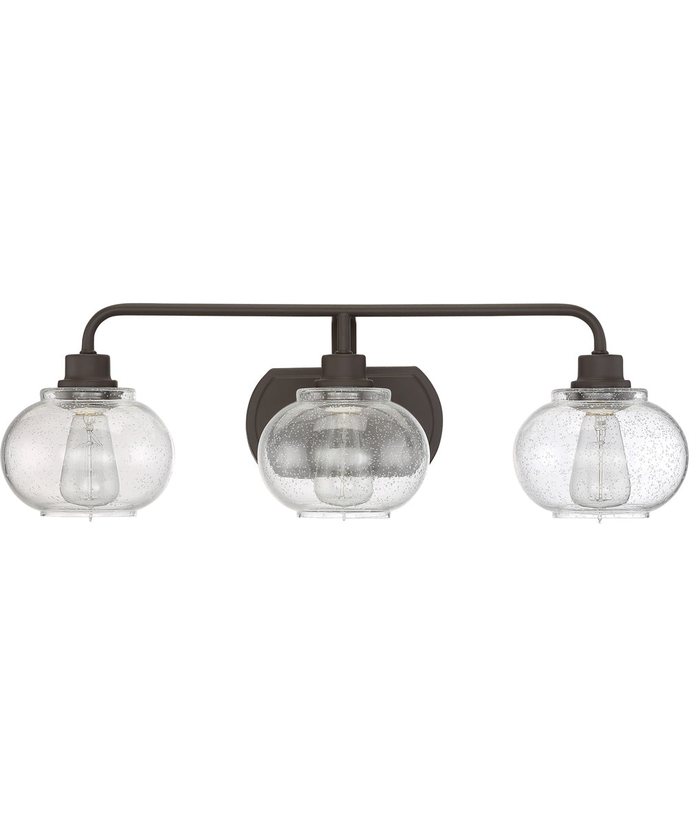 Trilogy Large 3-light Bath Light Old Bronze