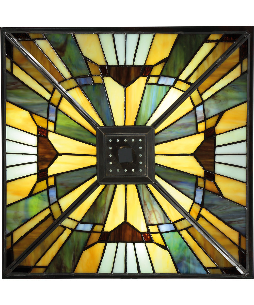 Inglenook 3-light Flush Mount Valiant Bronze