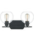 Pruitt Medium 2-light Bath Light Matte Black