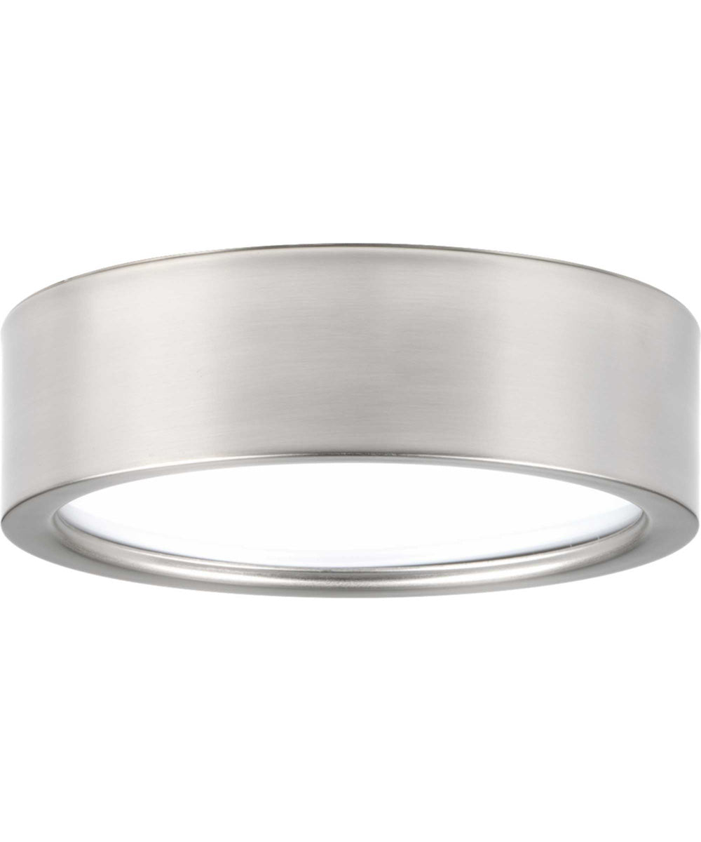 Portal 1-Light 9" LED Flush Mount Brushed Nickel