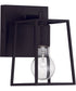 Dunn 1-Light Wall Sconce Flat Black