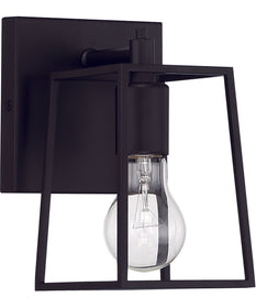 Dunn 1-Light Wall Sconce Flat Black