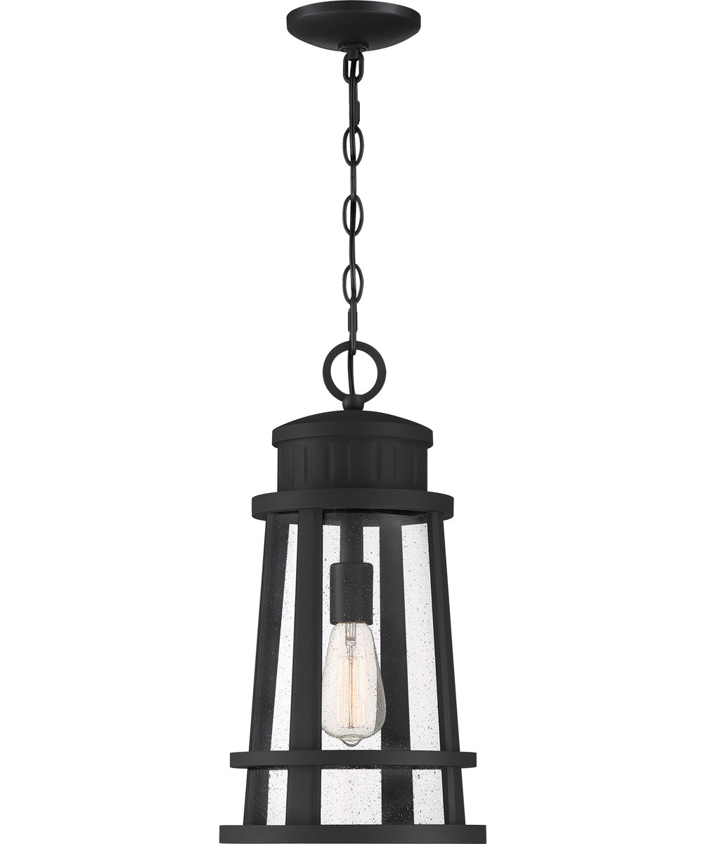 Dunham Large 1-light Outdoor Pendant Light  Coastal Armour Earth Black