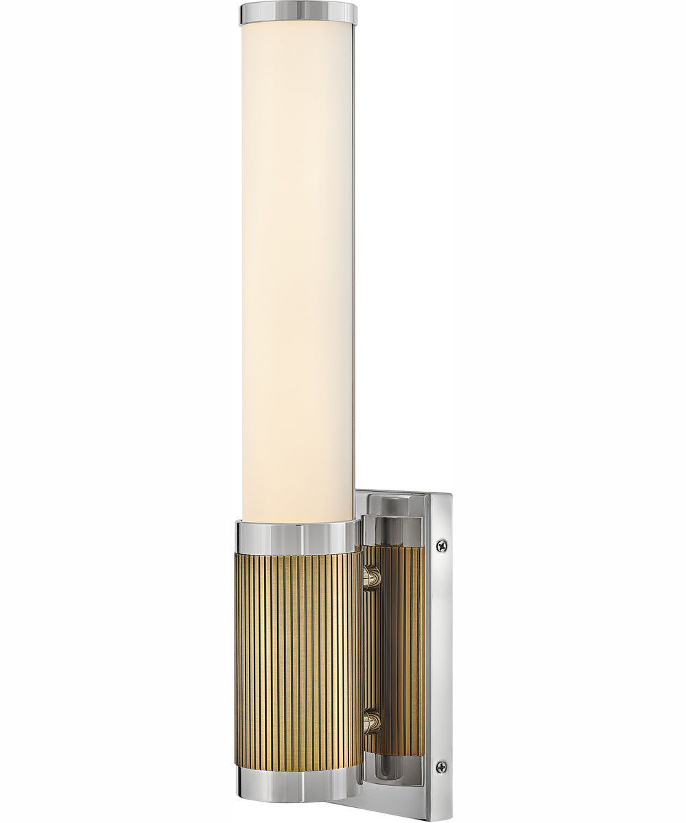 Zevi LED-Light Small LED Vanity in Polished Nickel