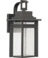 Beacon Small Outdoor Wall Light Stone Black