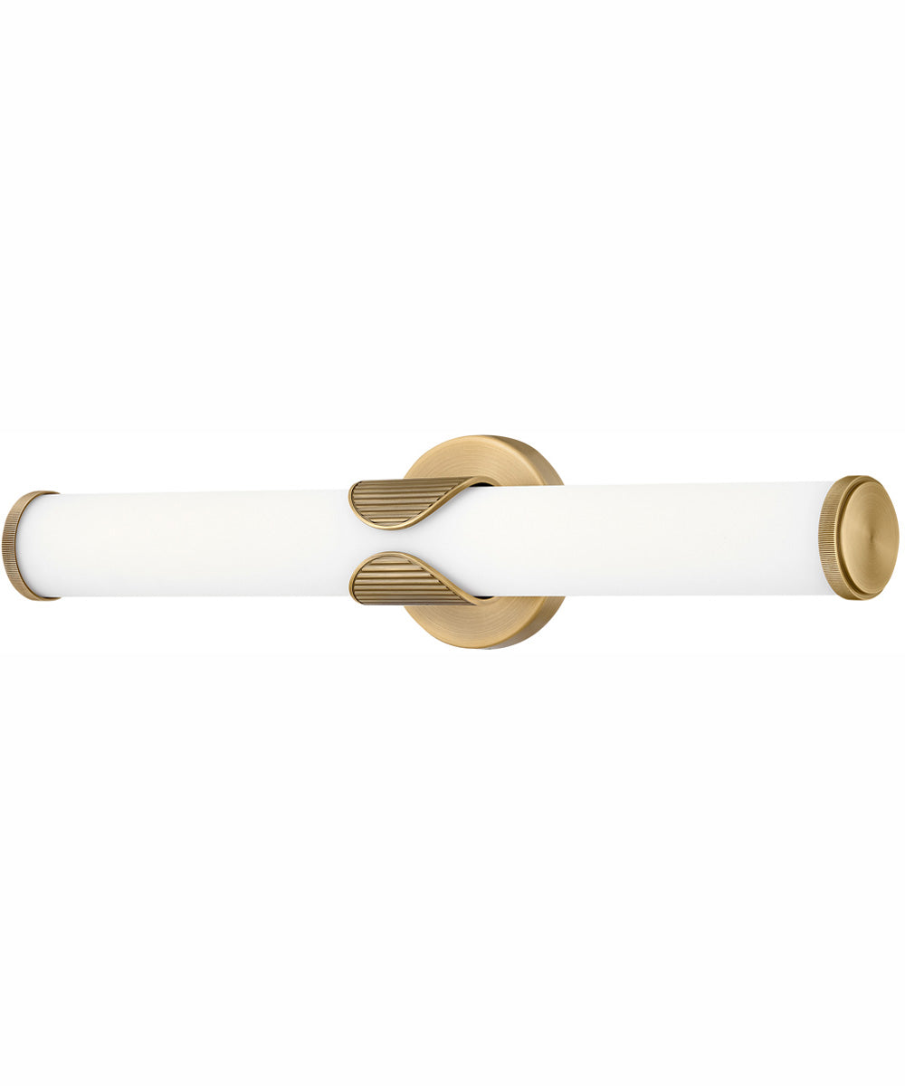 Femi LED-Light Medium LED Vanity in Lacquered Brass