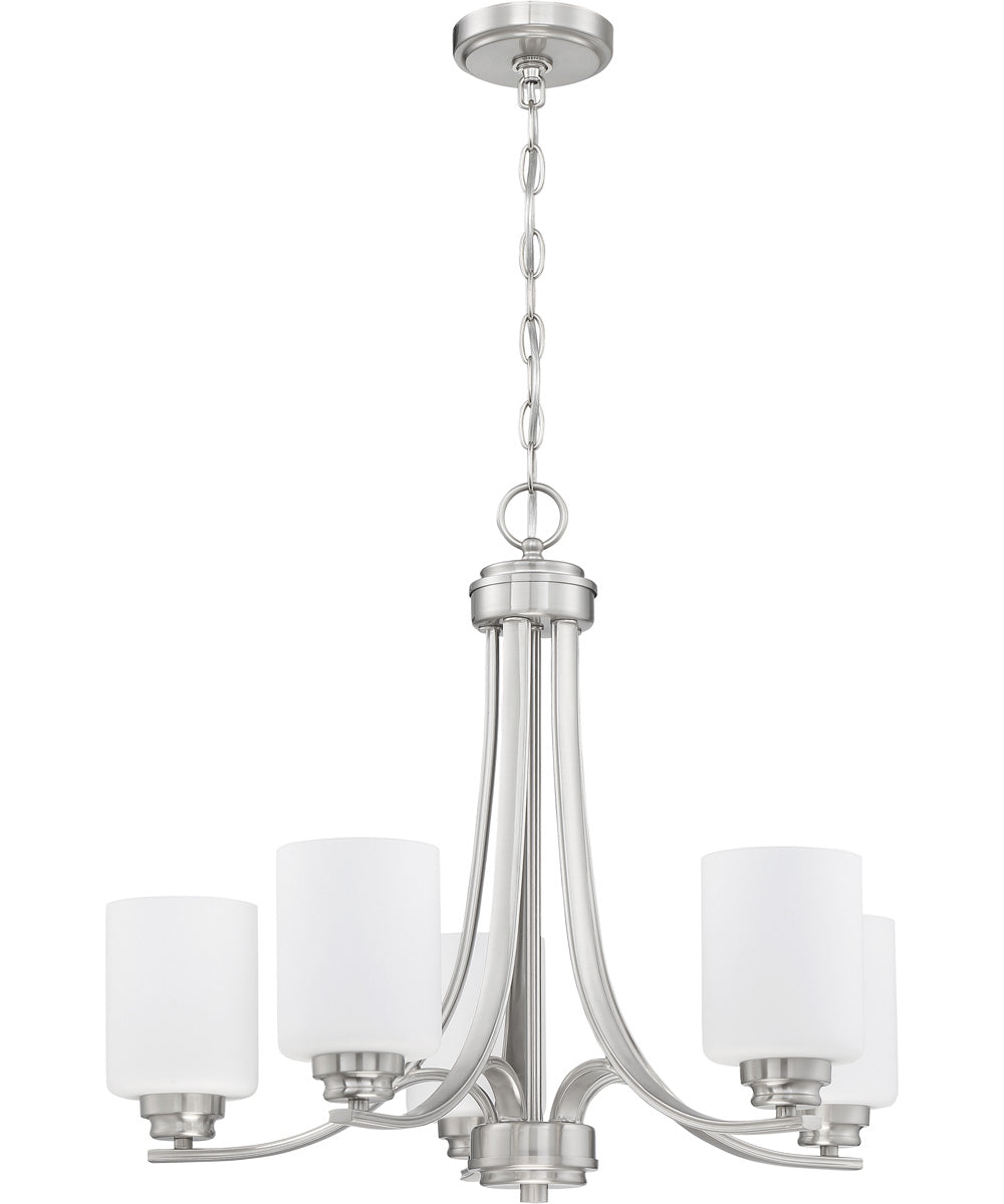 Bolden 5-Light Chandelier Brushed Polished Nickel
