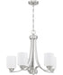 Bolden 5-Light Chandelier Brushed Polished Nickel