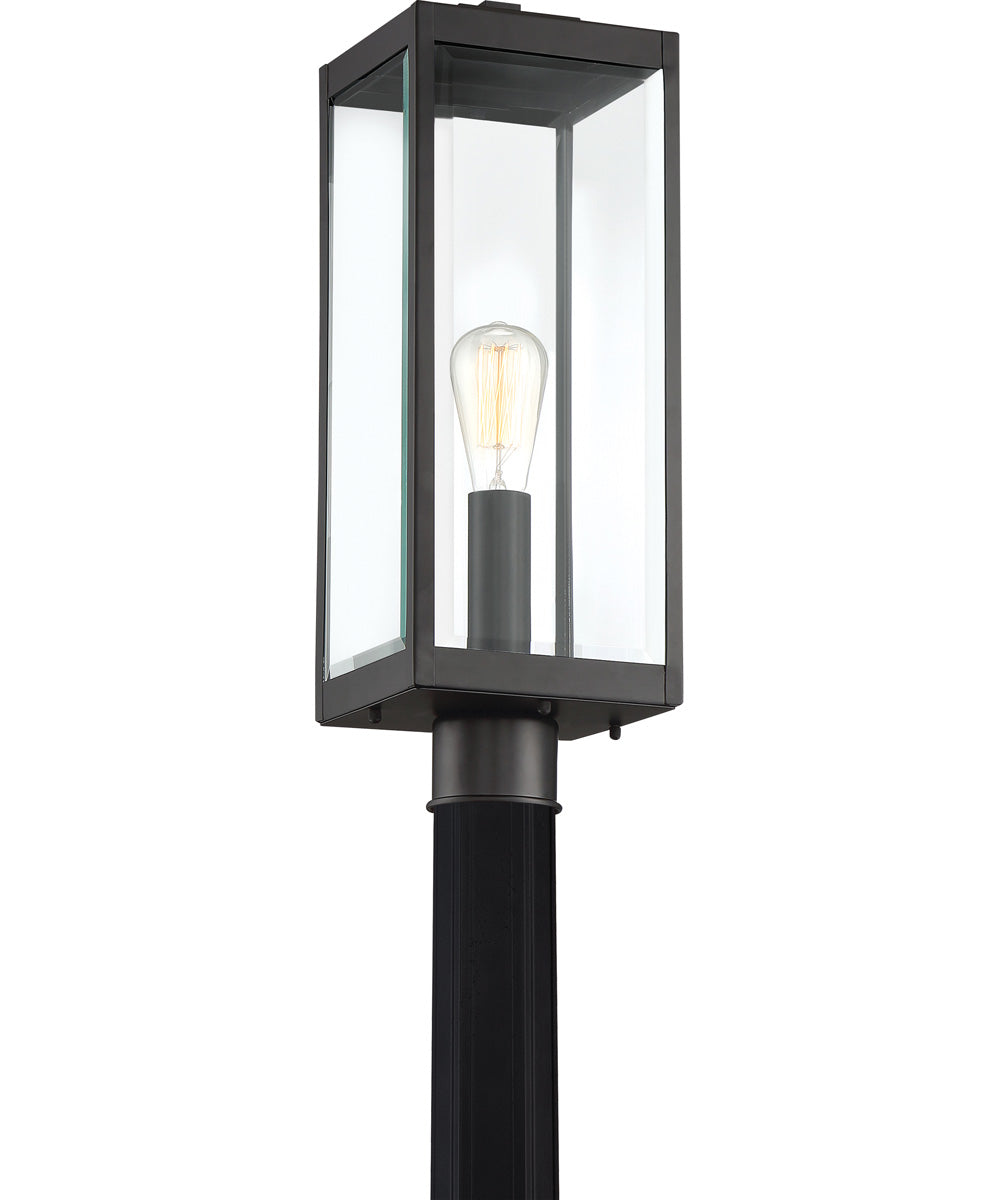 Westover Large 1-light Outdoor Post Light Earth Black