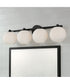 Ansley 4-Light Vanity Matte Black