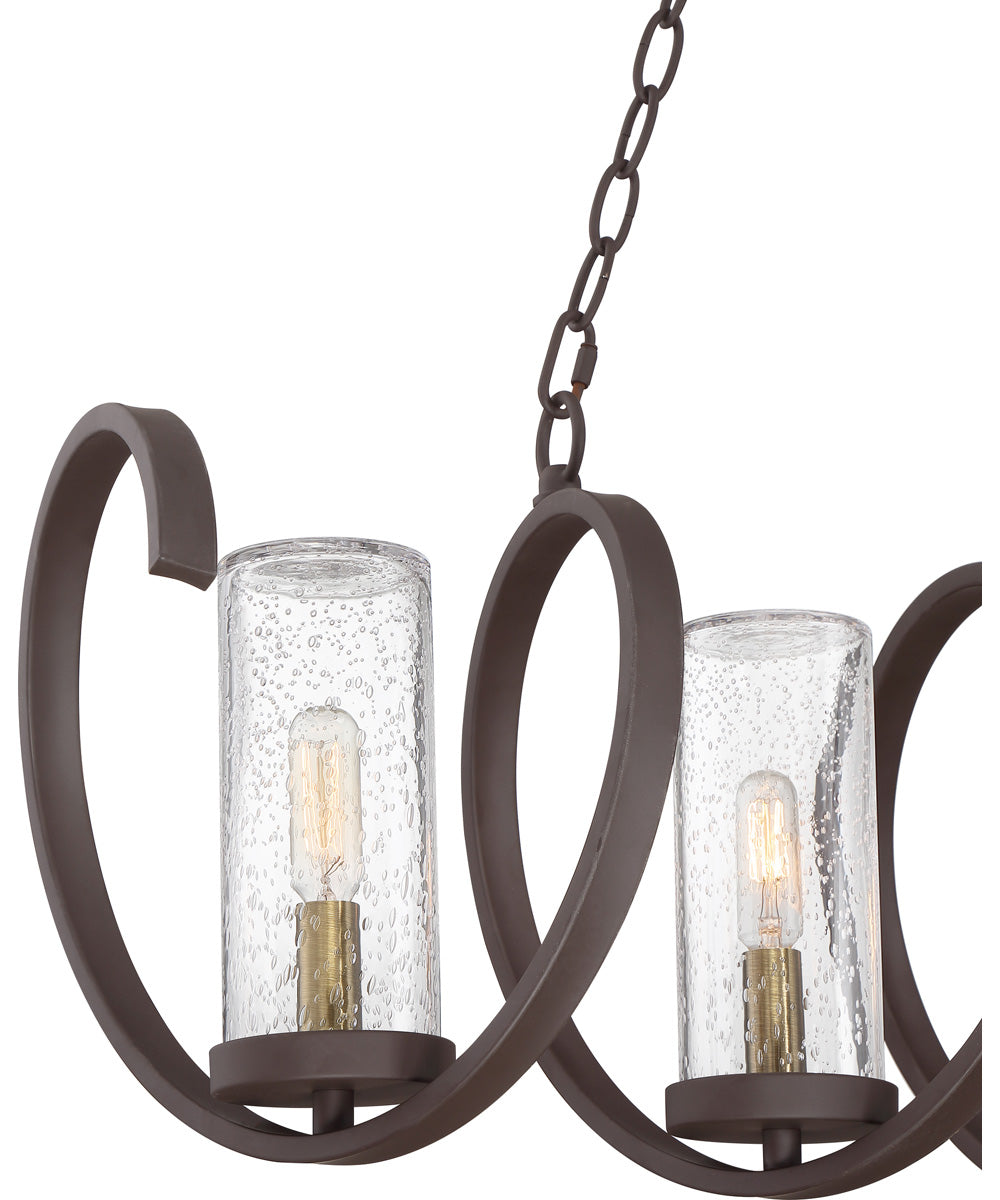 Tumult 5-light Island Light Western Bronze