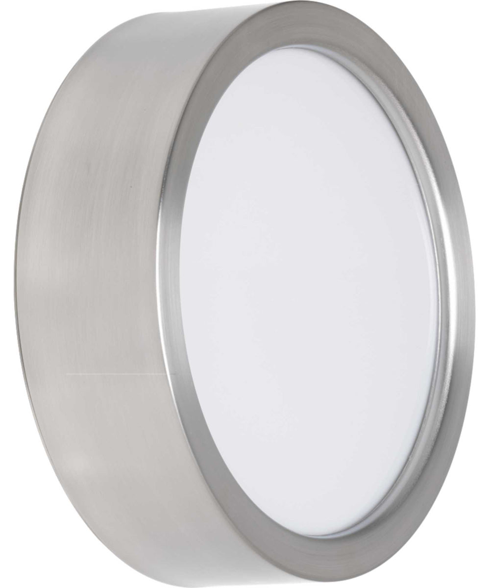 Portal 1-Light 9" LED Flush Mount Brushed Nickel