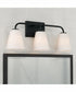 Brody 3-Light Vanity Matte Black
