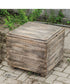 20"H Avner Wooden Cube Table