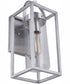 Neo 1-Light Outdoor Wall Lantern Satin Aluminum