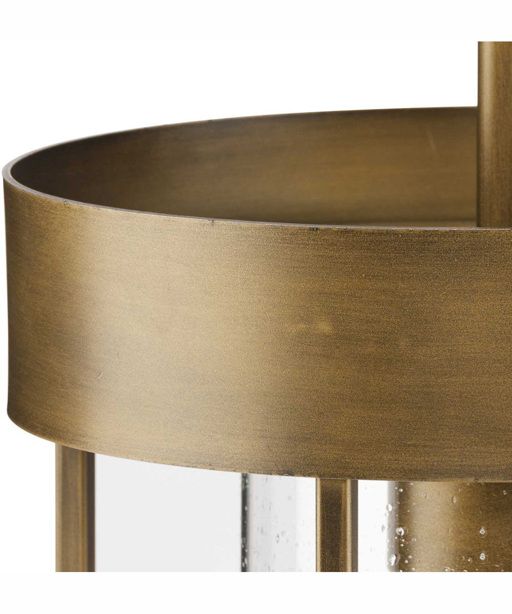 Burgess 1-Light Modern Farmhouse Pendant Aged Bronze