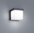 5"H Yangtze LED Outdoor Wall Sconce Dark Grey