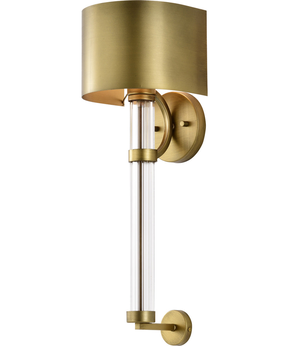 Teagon 1-Light Vanity & Wall Natural Brass