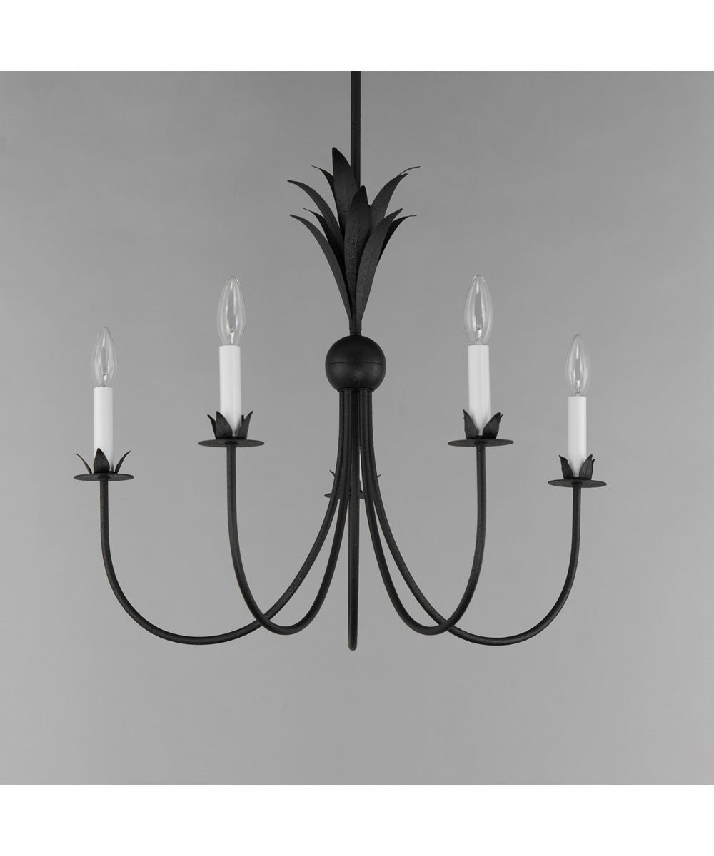 Paloma 5-Light Chandelier Anthracite