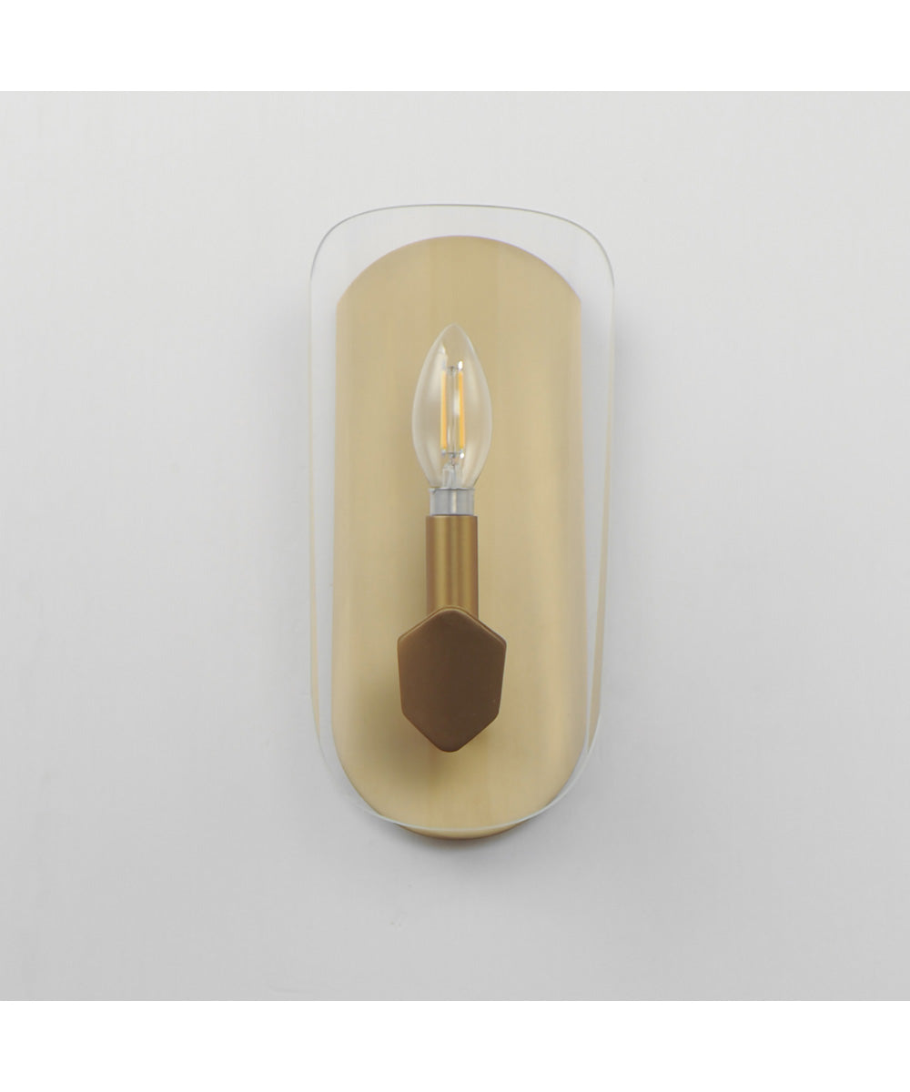 Armory 1-Light Wall Sconce Natural Aged Brass