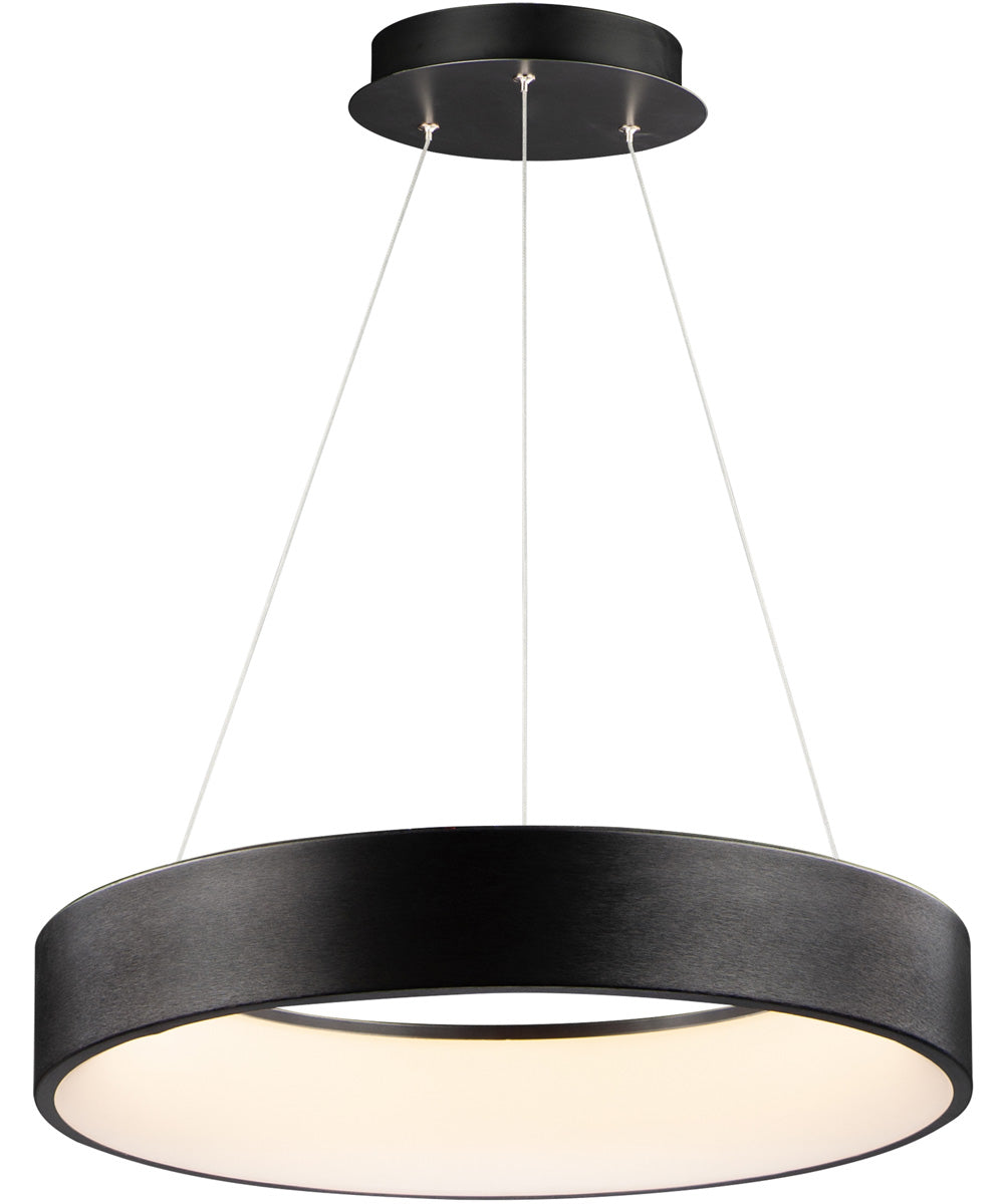 iQ 24 inch LED Pendant WiZ Color Brushed Black