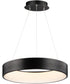 iQ 24 inch LED Pendant WiZ Color Brushed Black