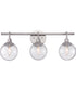 Que 3-Light Vanity Chrome