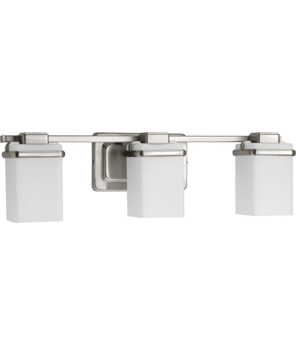 Metric 3-Light Bath & Vanity Brushed Nickel