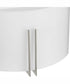 Modern Glass Sconce 2-Light Wall Sconce Brushed Nickel