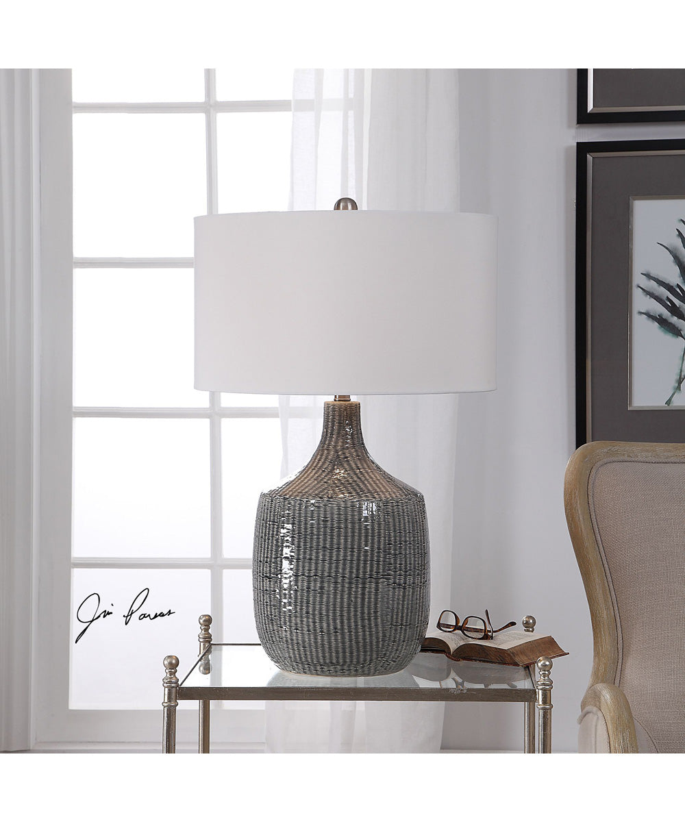 Felipe Distressed Gray Table Lamp 27920-1