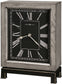 12"H Merrick Mantel Clock Metal