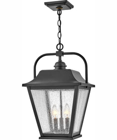 Kingston 3-Light Medium Hanging Lantern in Black