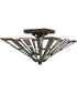 Maybeck 2-light Flush Mount Valiant Bronze