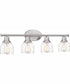 Caverly Extra Large 4-light Bath Light Brushed Nickel
