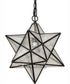 12" Wide Moravian Star Pendant
